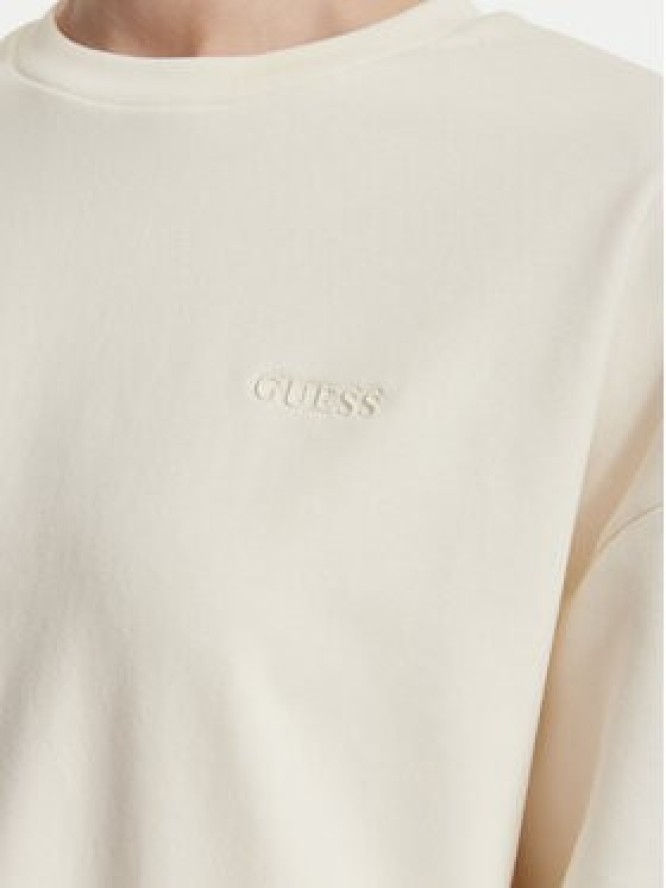 Guess Bluza V6YQ10 K4291 Kremowy Regular Fit