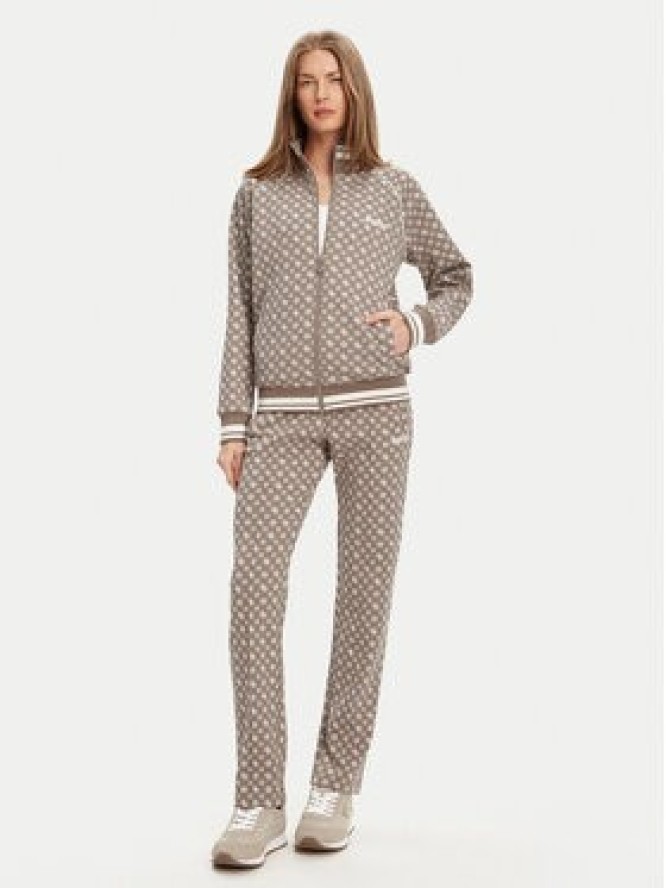 Guess Spodnie dresowe V5YB20 KB212 Brązowy Regular Fit