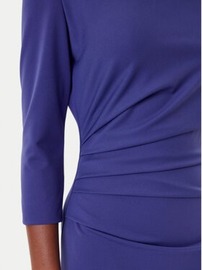 Rinascimento Sukienka koktajlowa CFC0126154003 Fioletowy Slim Fit