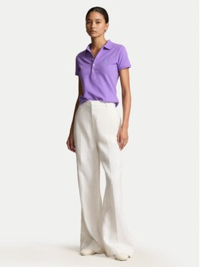 Polo Ralph Lauren Polo 211870245012 Fioletowy Slim Fit