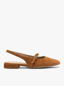 Rude czółenka slingback