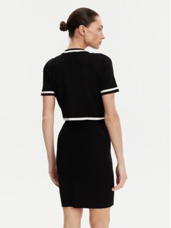 Morgan Sukienka dzianinowa 251-RMBIBI Czarny Slim Fit