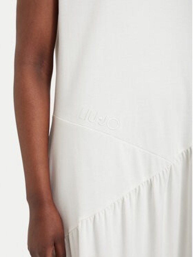 Liu Jo Sport Sukienka codzienna TA6237 J3855 Kremowy Relaxed Fit
