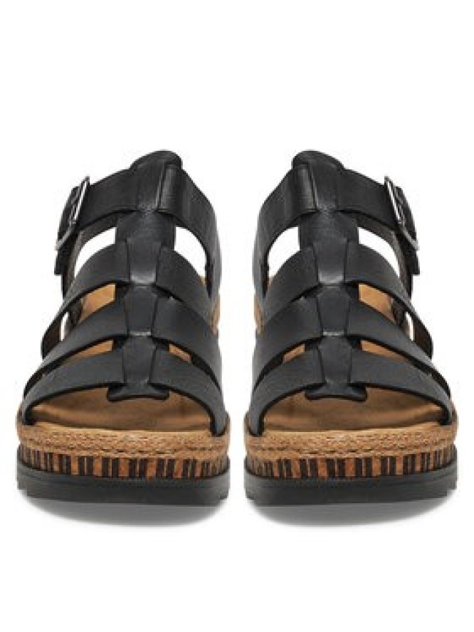 Rieker Sandały V7904-00 Czarny