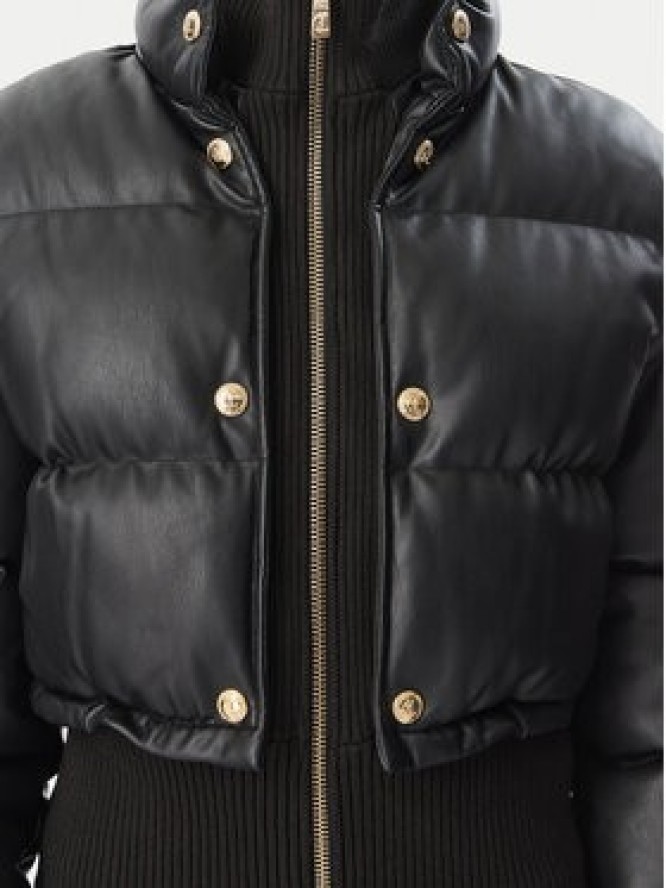 Just Cavalli Kurtka zimowa 81PAS405 CNDU2 Czarny Regular Fit