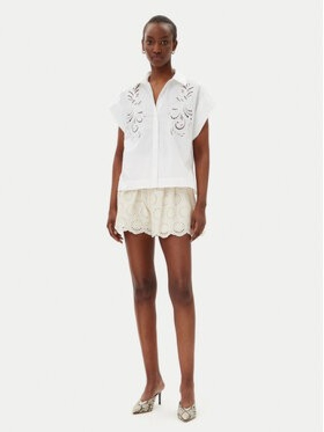 TWINSET Koszula 251TP2171 Biały Regular Fit