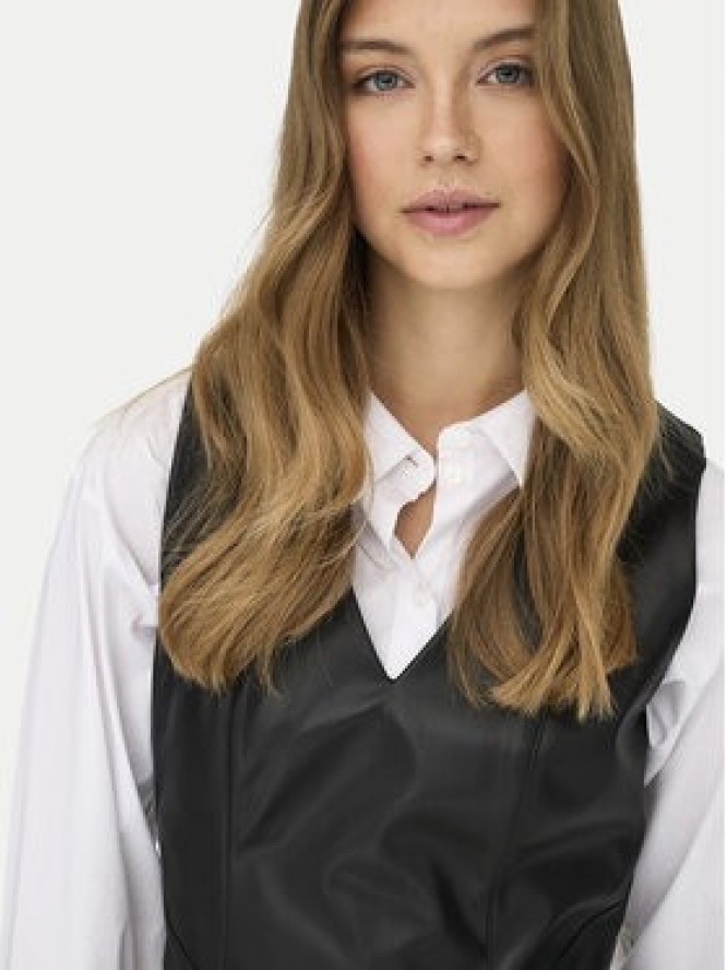 ONLY Sukienka z imitacji skóry Nelly 15360558 Czarny Slim Fit