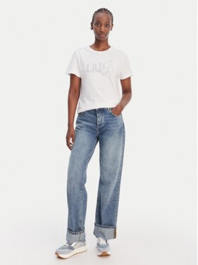 Liu Jo T-Shirt WA6491 JS923 Biały Regular Fit
