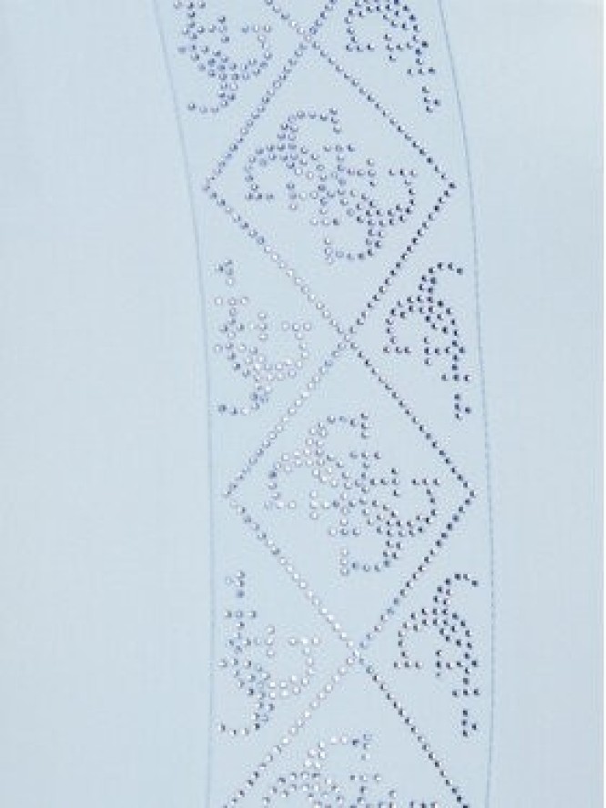 Guess Legginsy W5BB72 K7182 Błękitny Slim Fit