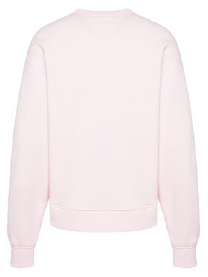 Tommy Jeans Bluza Badge DW0DW17325 Różowy Regular Fit