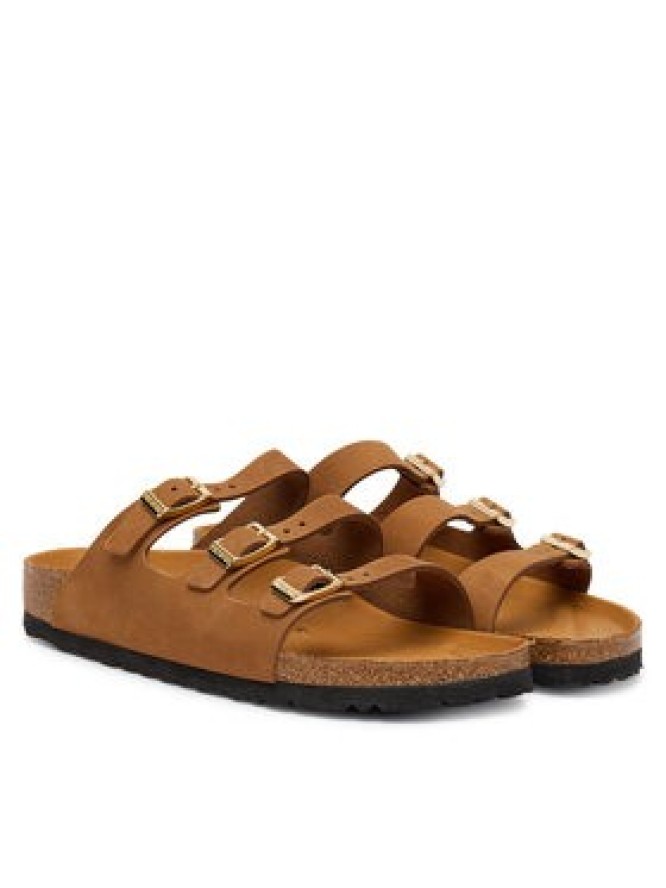 Birkenstock Klapki Florida Fresh Tonal Footbed 1031867 Brązowy