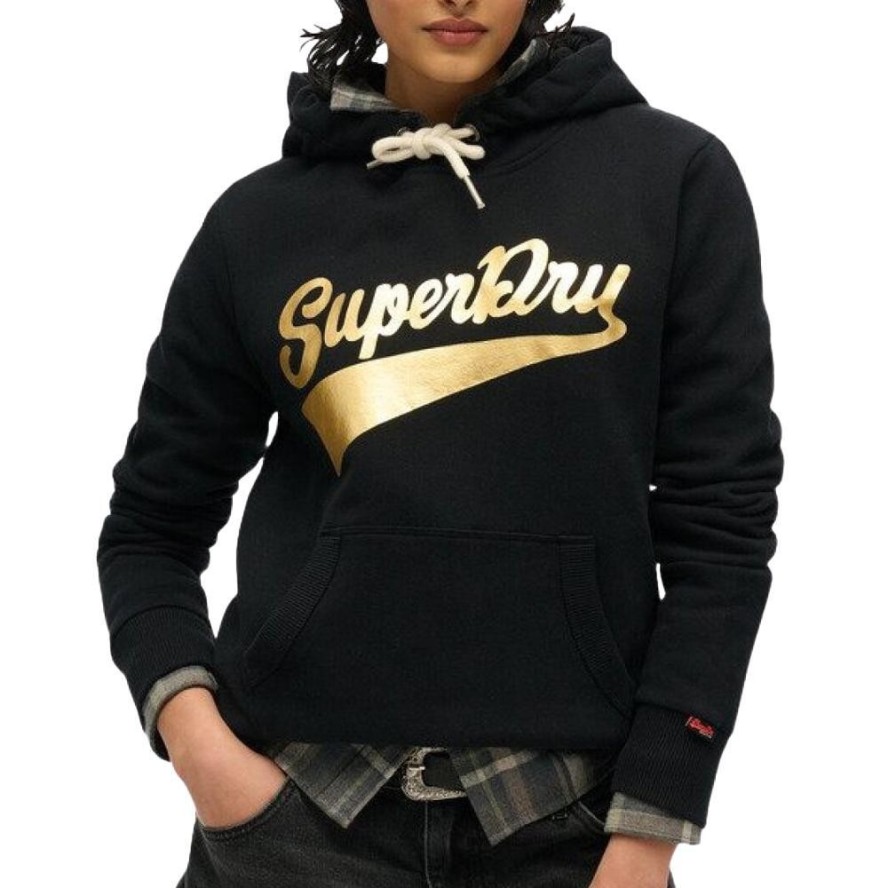 Bluza damska z kapturem Superdry Super Athletics