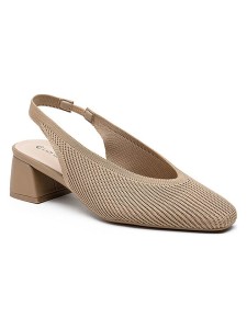 Foreverfolie Czółenka w kolorze khaki rozmiar: 37