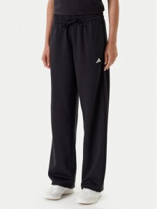 adidas Spodnie dresowe Essentials Small Logo Feel Cozy JC5921 Czarny Regular Fit