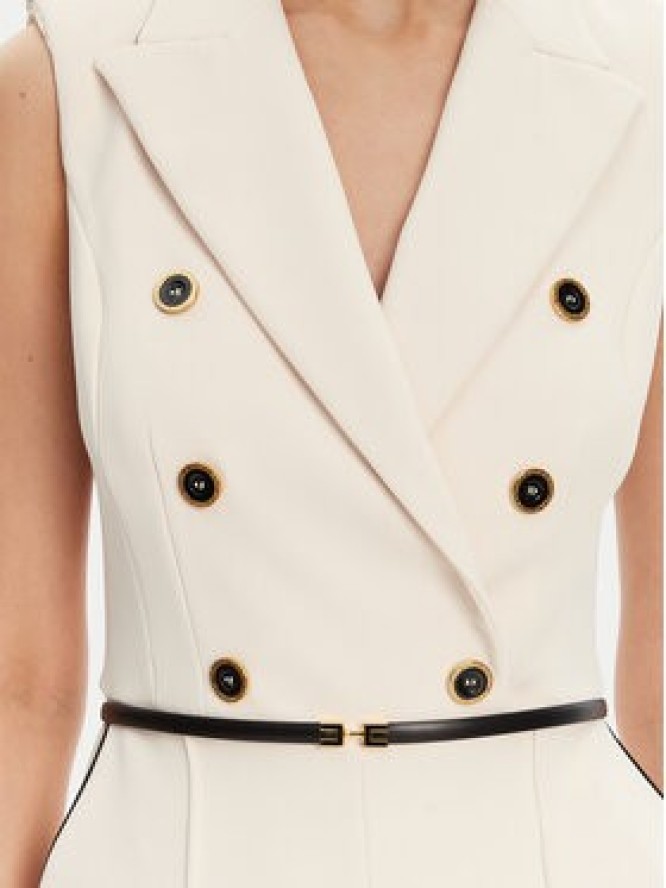 Elisabetta Franchi Kombinezon TU-T45-51E2 Beżowy Regular Fit