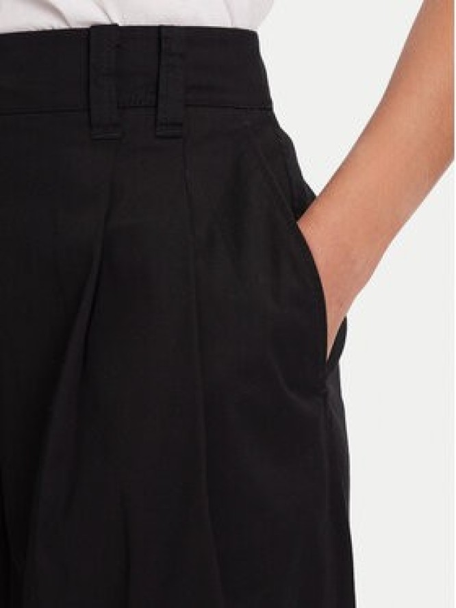 Marc O'Polo Spodnie materiałowe 506 0341 10105 Czarny Loose Fit