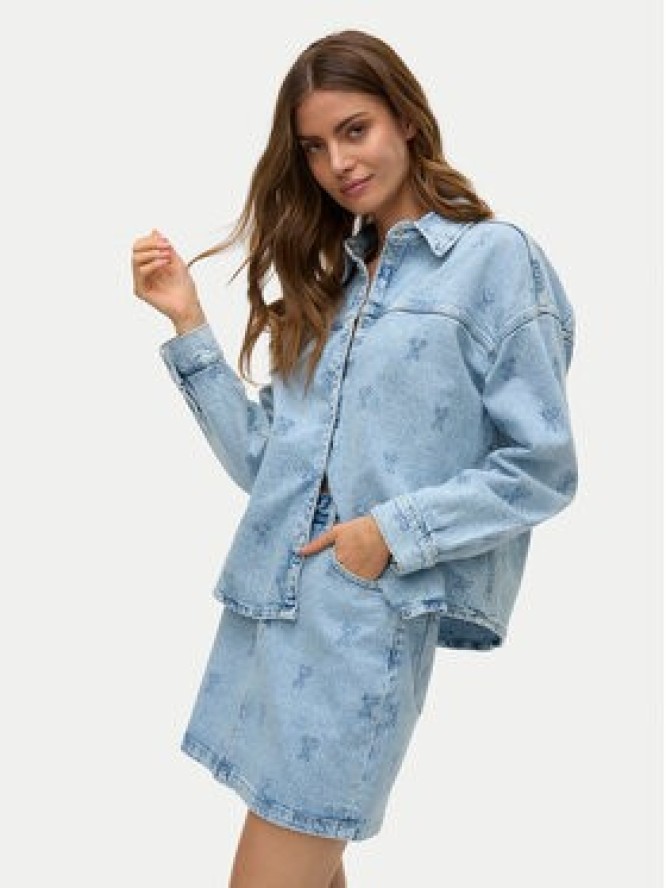 Vero Moda Spódnica jeansowa Tessa 10326888 Niebieski Regular Fit