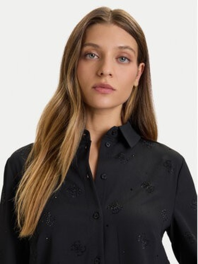 Guess Koszula W5BH80 W2982 Czarny Regular Fit