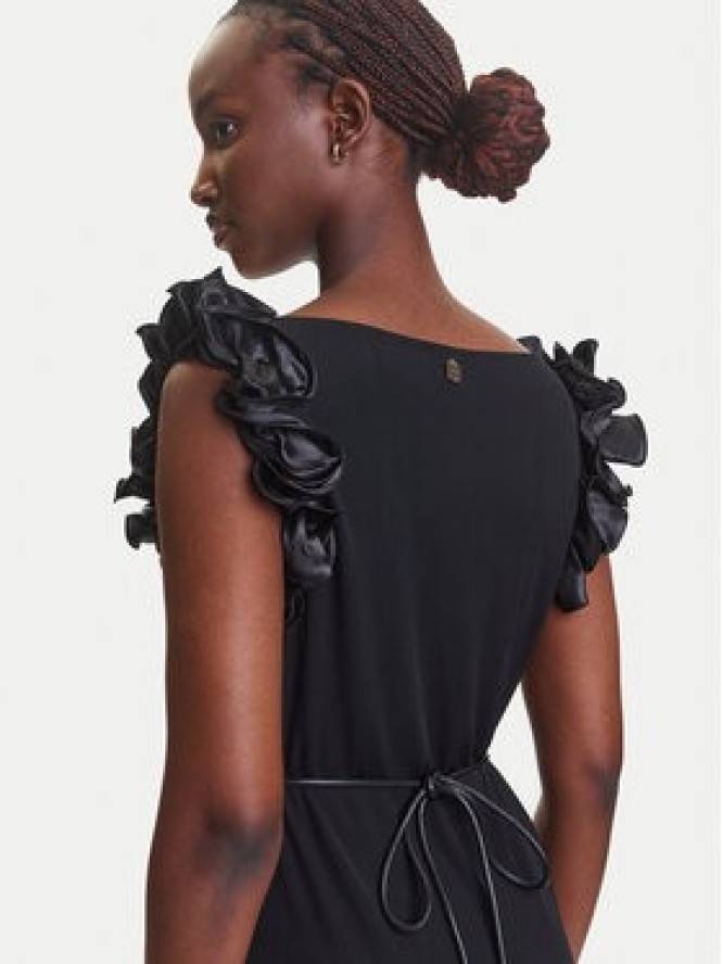 Fracomina Sukienka koktajlowa FR25SD3005J46301 Czarny Regular Fit