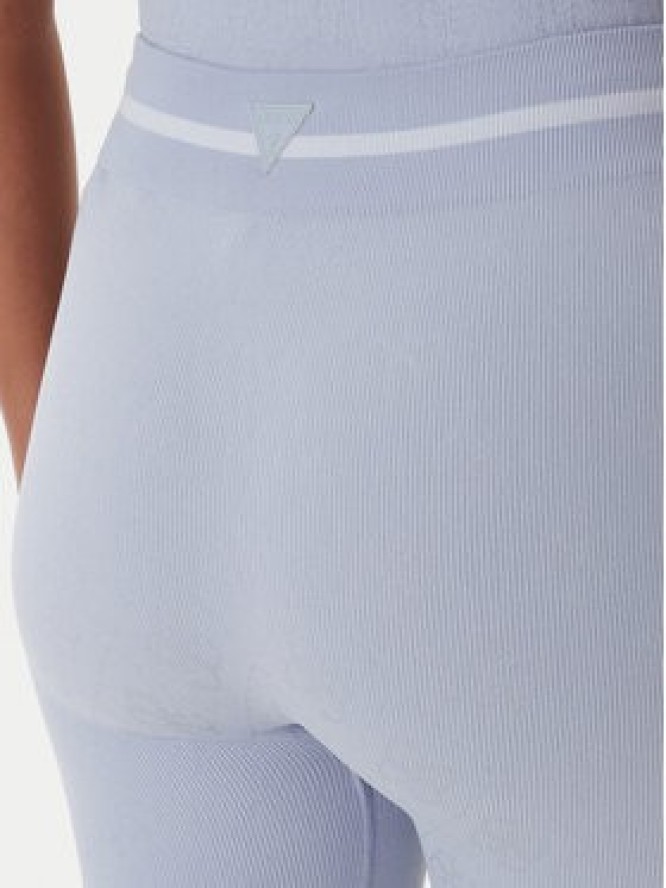 Guess Legginsy V6RB05 Z4692 Błękitny Slim Fit