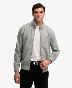 superdry Essential Logo Track Top – luźna bluza z recyklingowanego materiału