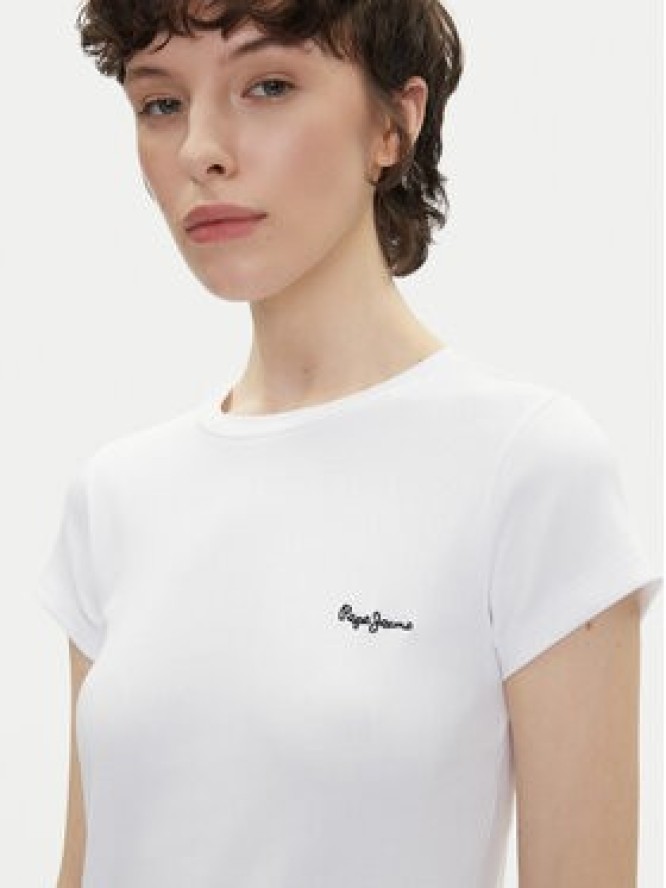 Pepe Jeans T-Shirt PL506037 Biały Regular Fit