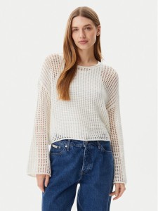 Vans Sweter Mila VN000M9H Écru Loose Fit