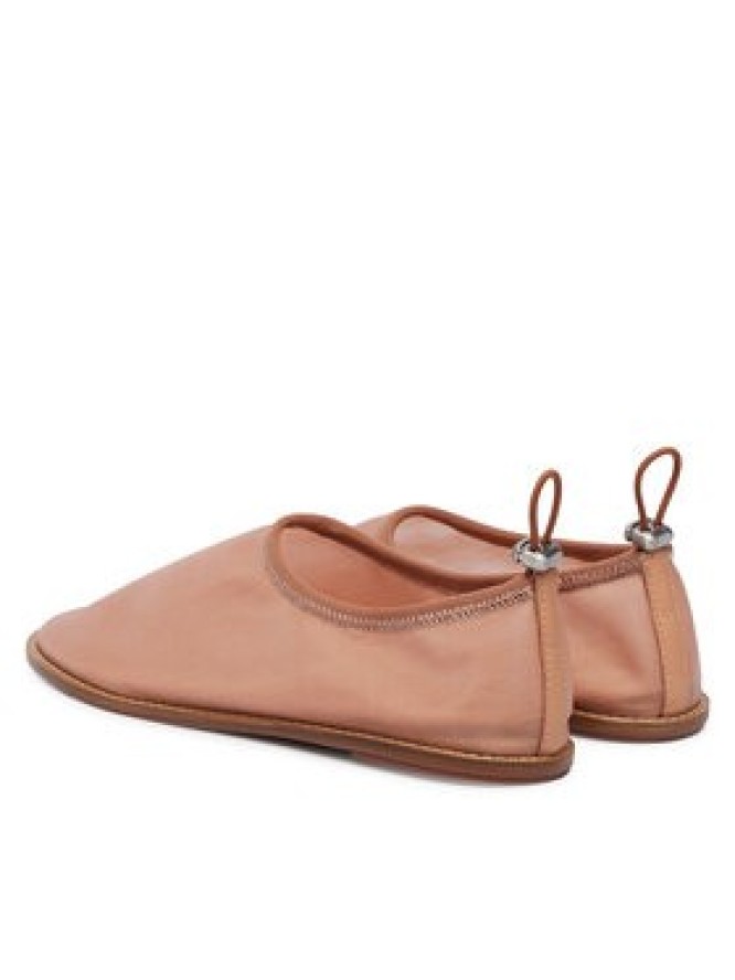 Calvin Klein Baleriny Stretch Ballerina Shoe Spac Mesh HW0HW03041 Koralowy