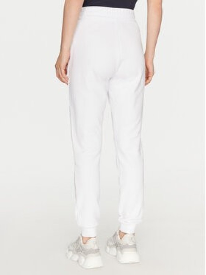 Armani Exchange Spodnie dresowe 8NYPCX YJ68Z 1000 Biały Regular Fit