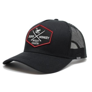 Czapka Trucker - 5 Paneli / Z recyklingu / Jeden rozmiar (Czarny)