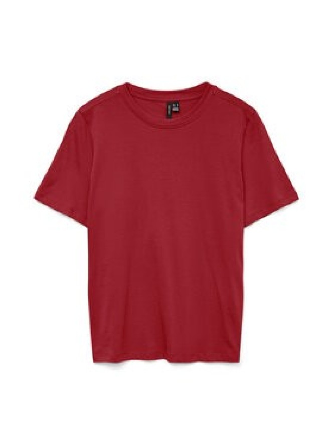 Vero Moda T-Shirt Paulina 10316991 Czerwony Regular Fit