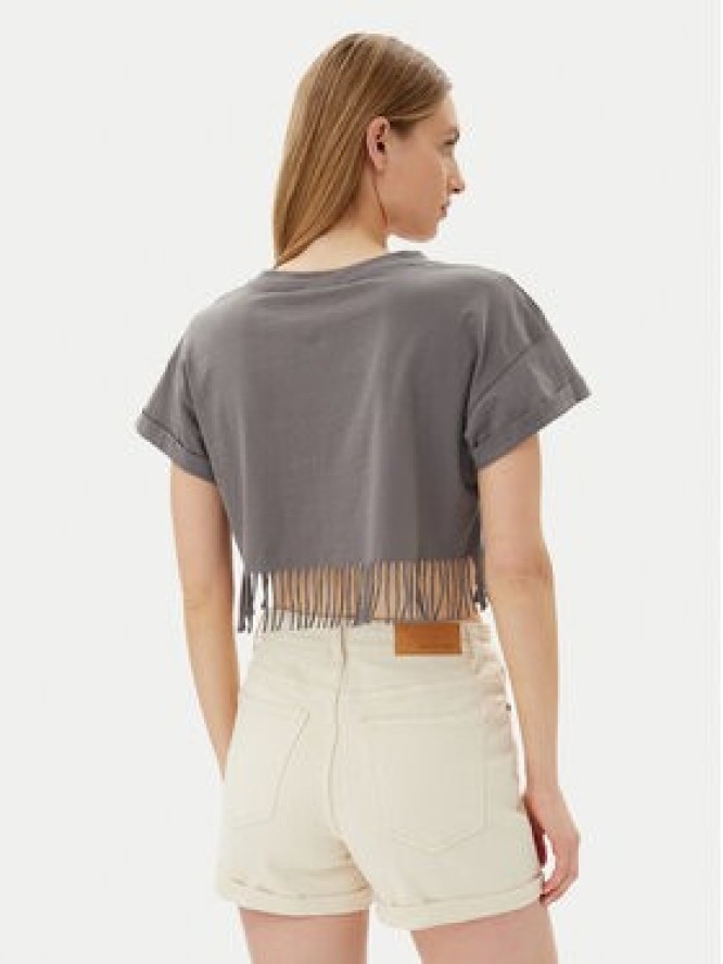 Noisy May T-Shirt Gaby 27033386 Szary Regular Fit