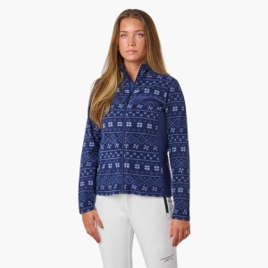 Bluza Polarowa Rozpinana Wędrówki Kobieta Idre Oddychający