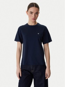 Weekend Max Mara T-Shirt Venaco 2615971031 Granatowy Relaxed Fit