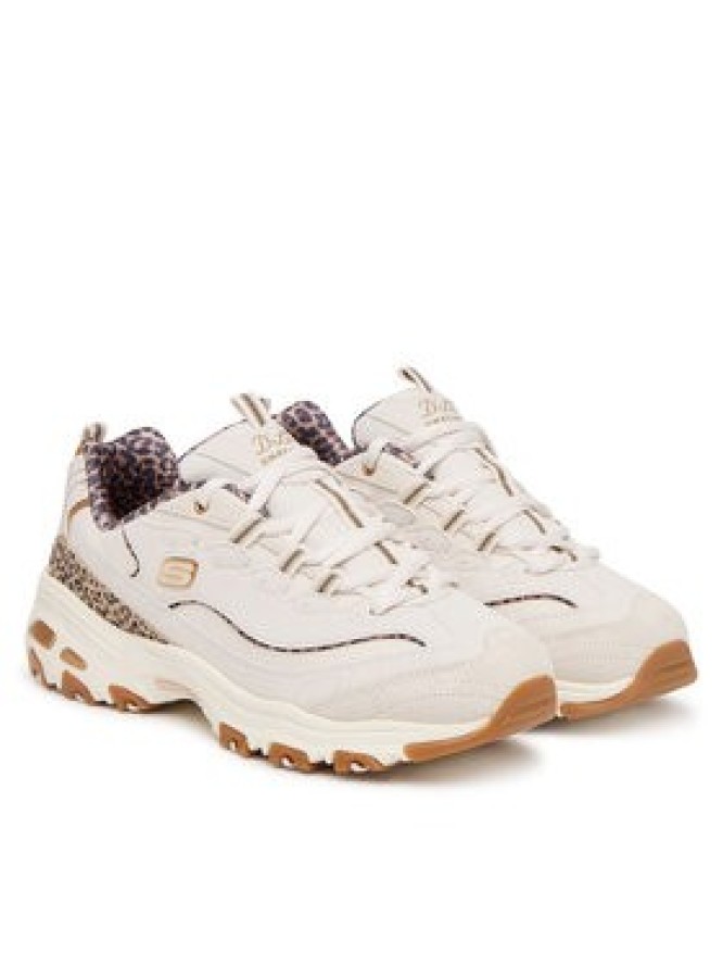 Skechers Sneakersy D'Lites - Wild Charm 150877/WHT Kremowy