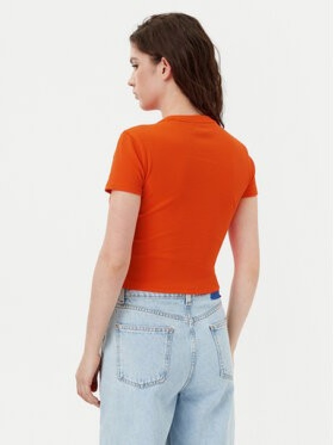 HUGO T-Shirt Baby 50510749 Pomarańczowy Slim Fit