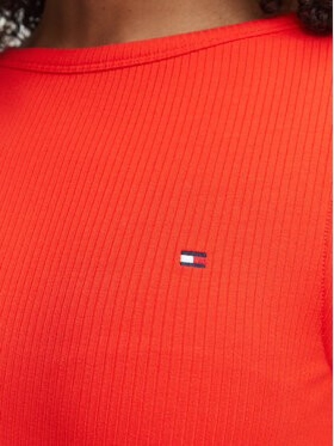 Tommy Hilfiger Sukienka codzienna WW0WW49312 Czerwony Regular Fit