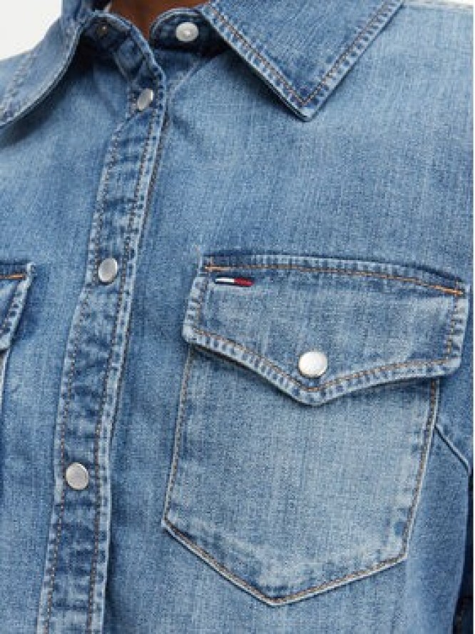Tommy Jeans Koszula jeansowa DW0DW23486 Niebieski Regular Fit