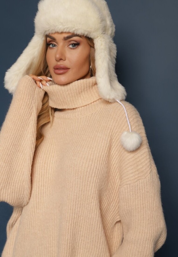 Beżowy Golf Oversize Malia