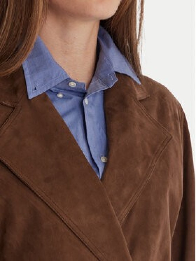 Marella Płaszcz przejściowy Oblare 2613441091 Brązowy Regular Fit