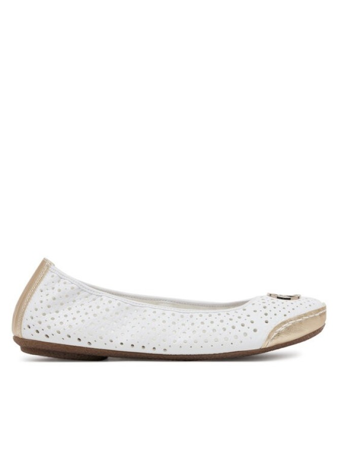 Rieker Baleriny 41459-80 Biały