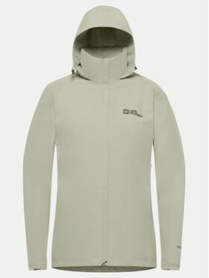 Jack Wolfskin Kurtka outdoor Trailtime 2l A63902 Zielony Regular Fit