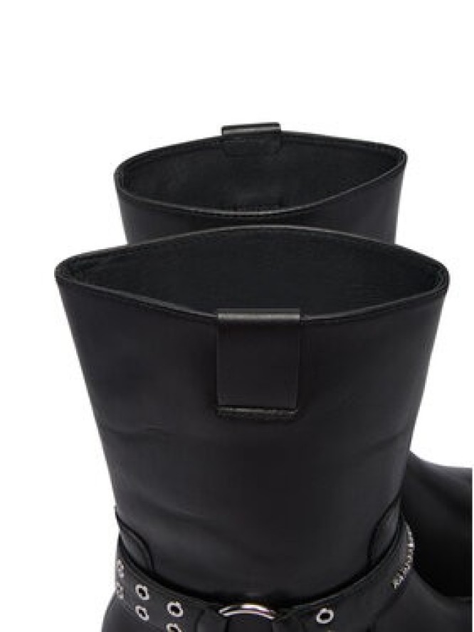 Karl Lagerfeld Jeans Botki Sadie KL47466 Czarny