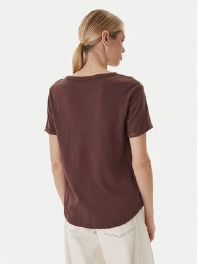 Roxy T-Shirt Oceanwave ERJZT06096 Beżowy Loose Fit