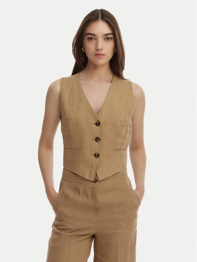 Marella Kamizelka garniturowa Veranda 2615151032 Beżowy Regular Fit