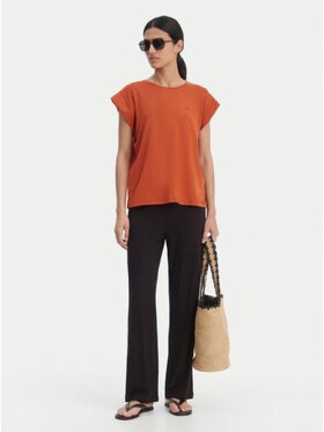 Emporio Armani T-Shirt EW003407 AF20240 U4098 Czerwony Regular Fit