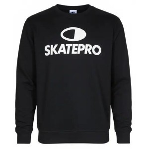 Odzież Bluza sportowa unisex SkatePro Crew Neck - S - Czarny