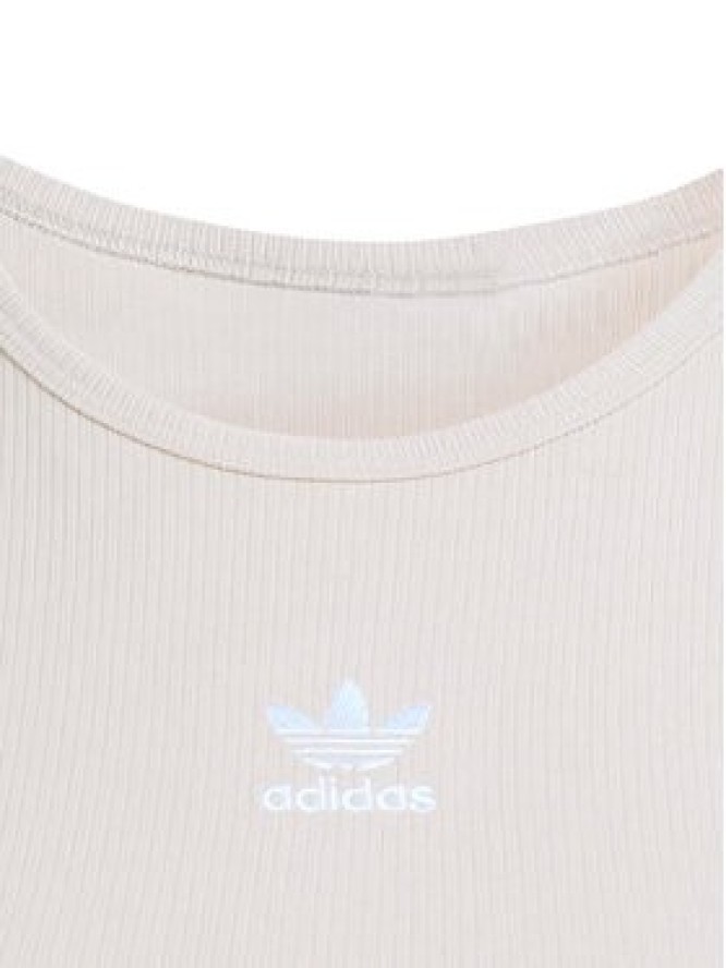 adidas Top Essentials KD3822 Beżowy Slim Fit