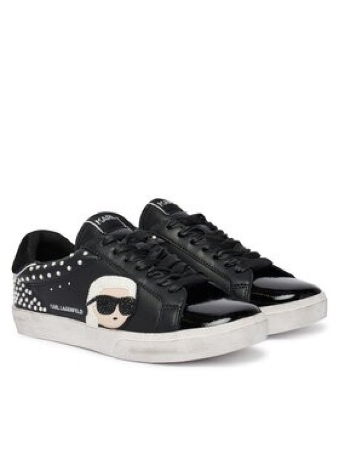 KARL LAGERFELD Sneakersy KL60130N Czarny