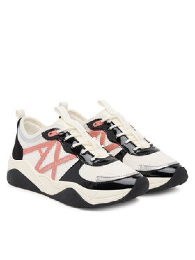 Armani Exchange Sneakersy XDX039 XV311 MZ287 Écru
